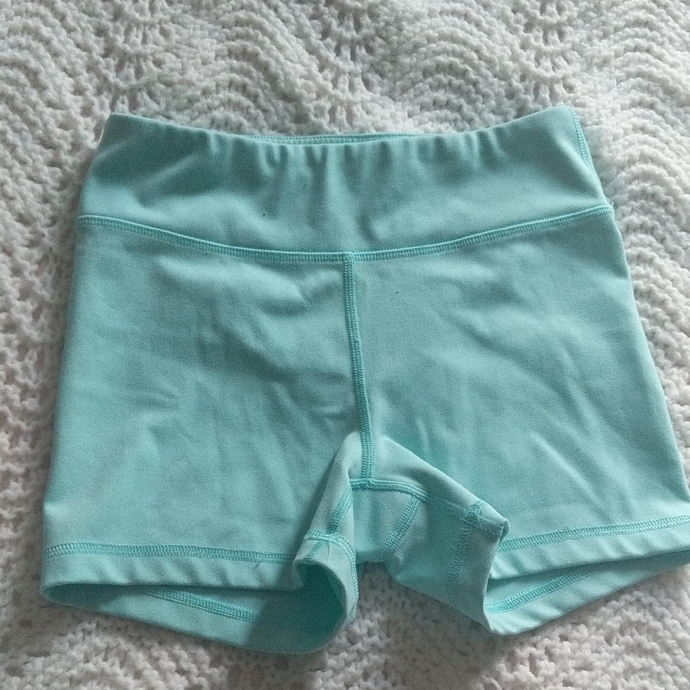 90 Degree By Reflex Light Teal Shorts